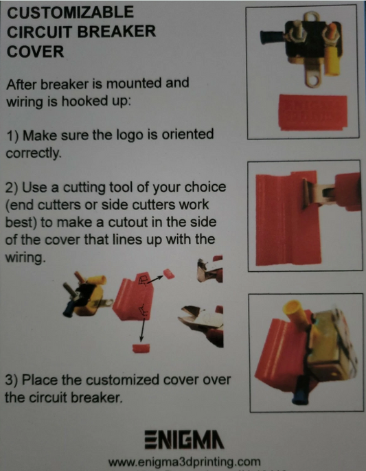 CIRCUIT BREAKER COVERS (package of 5)